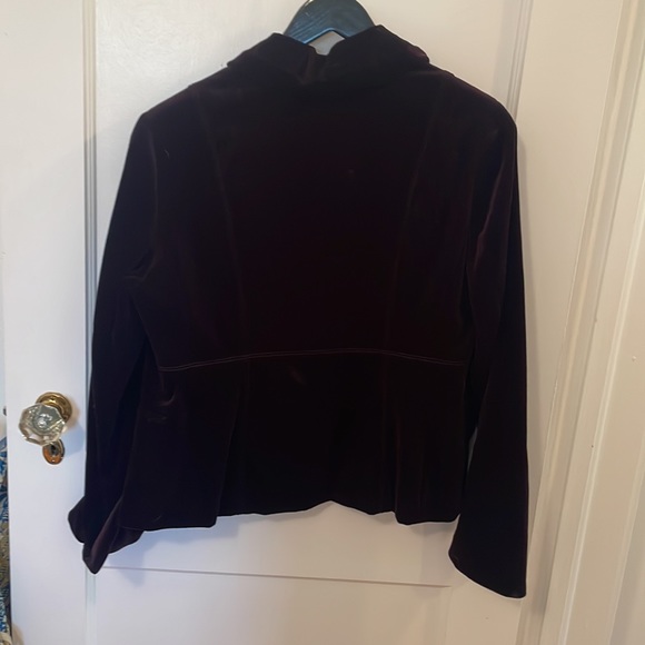 Jcrew purple velvet blazer - Picture 5 of 7